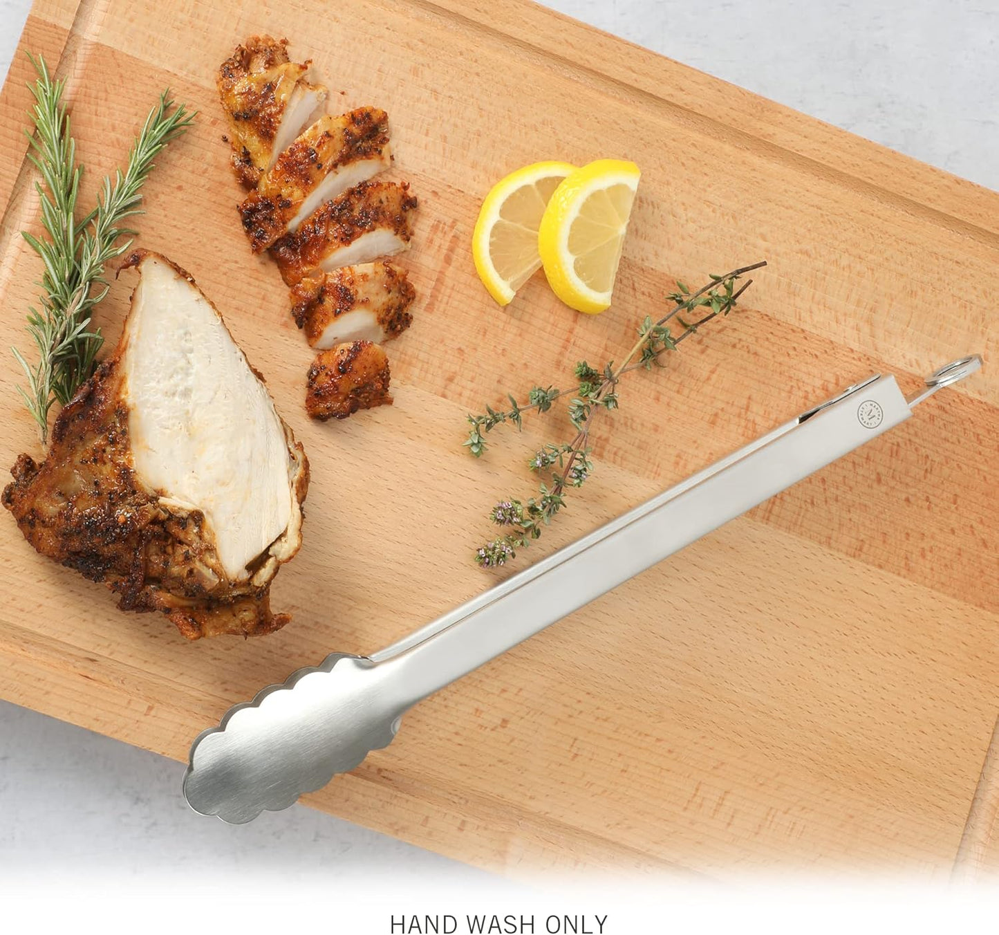 Martha Stewart Richburn 12" Tongs - Stainless Steel