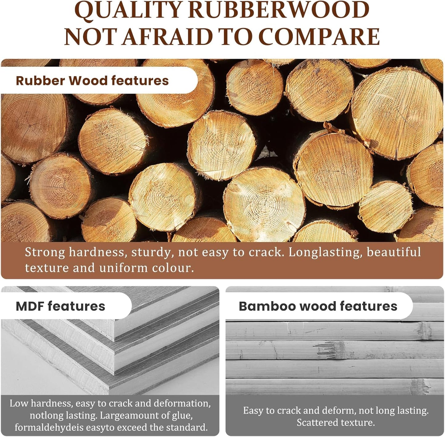 Solid Wood Coat Rack Freestanding Clothing Rack with Wheels & 2 Shelves Storage & 5 Hooks Heavy Duty Clothes Rack Wood Coat Tree Stand Hat Hanger Rack for Corner Bedroom Entryway Living Room Hotel