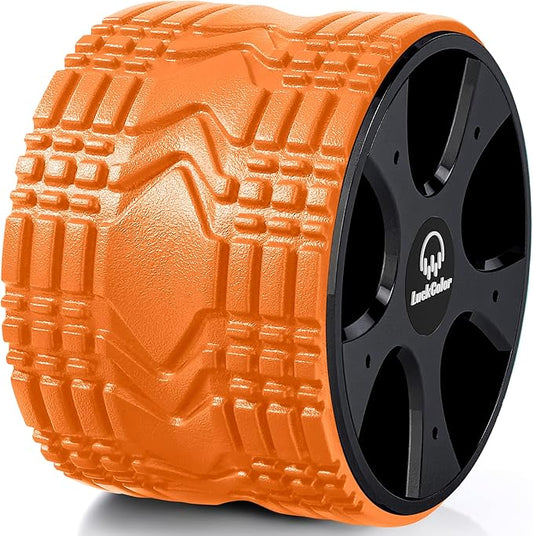 Back Roller, Back Wheel Targeted Back Pain Relief, Yoga Wheel Muscle Massage, Foam Roller for Trigger Point Therapy Physical, Stretching & Exercise, 880lbs Capacity, 10 Inch
