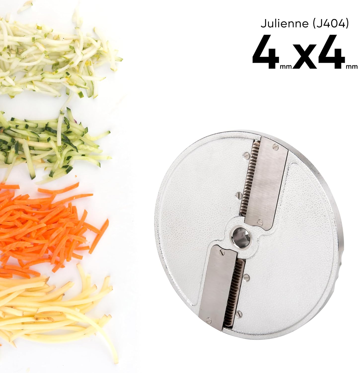 TK Universal Disc Replacement for Half and Round Hopper - Vegetable Chopper - Cheese Grater and Grating 4x4mm.
