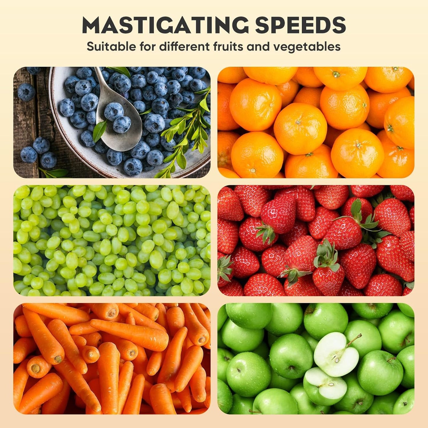 Masticating Juicer Attachment for KitchenAid Stand Mixer, Masticating Juicer, Slow Juicer Attachment for Kitchen Aid with Dual Feed Chute and Push Rod for Vegestables Fruits By Hozodo