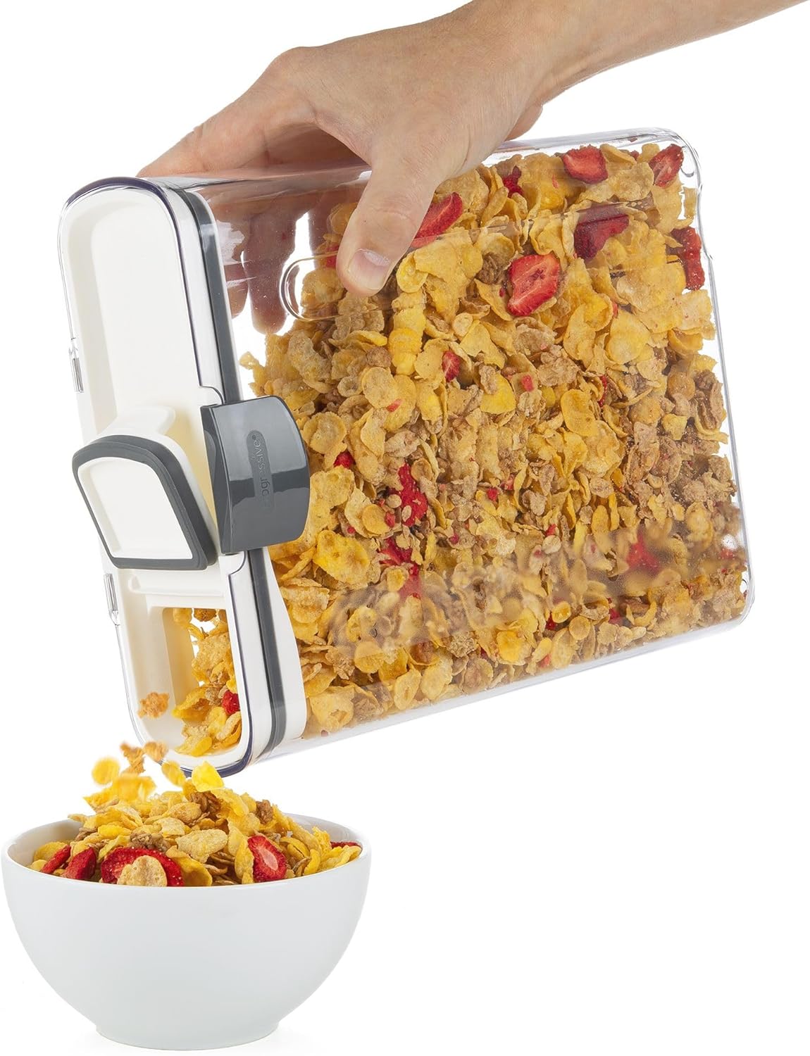 ProKeeper Cereal Storage Container, 3-Quart, Airtight Seal, Dishwasher Safe, BPA-Free Plastic