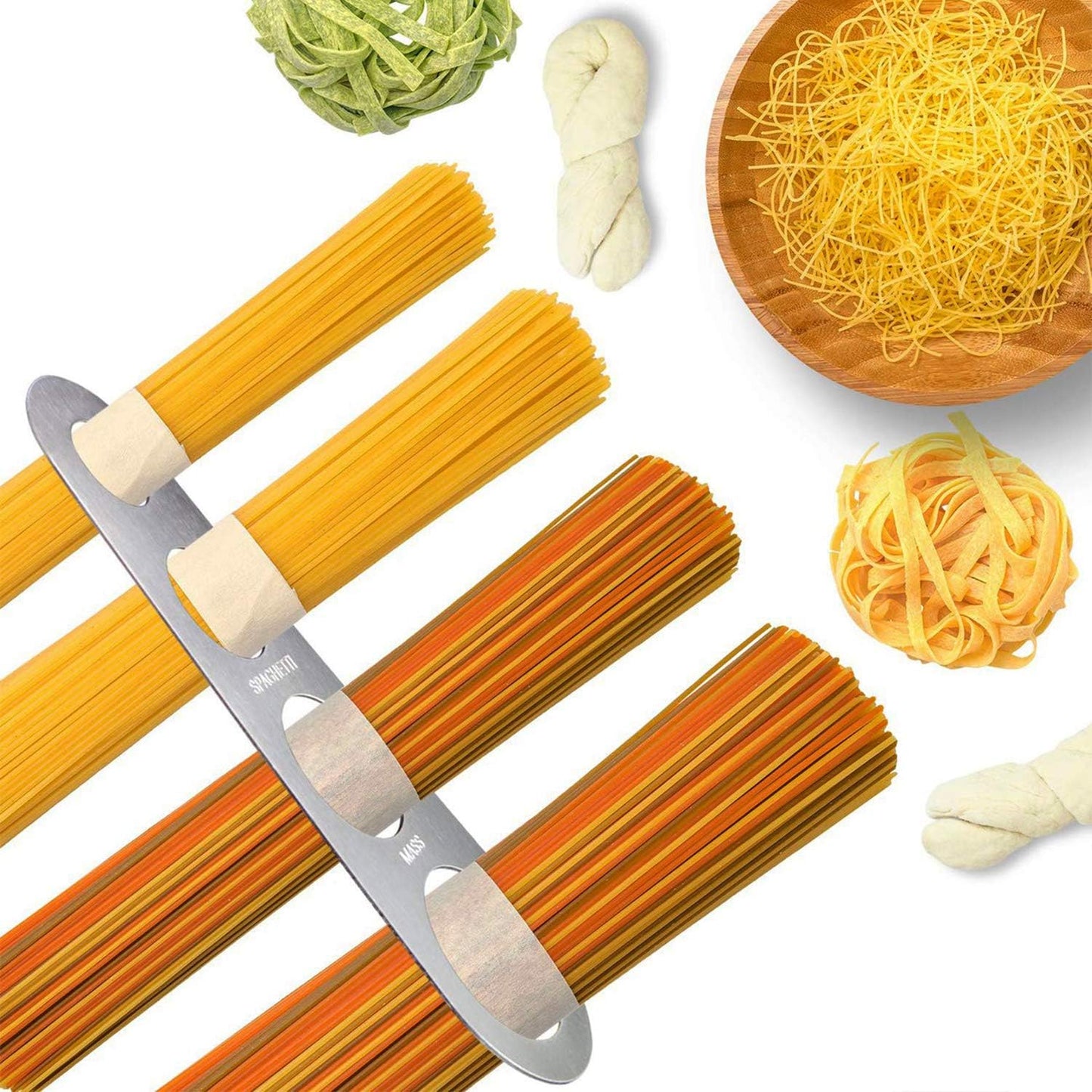 Stainless Steel Spaghetti Measurer Quick Pasta Measuring Tool for Kitchen Cooking
