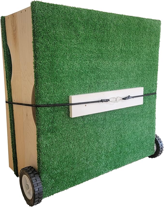 Titan Professional Mounds 6 Inch Ultra Portable Youth Baseball Pitching Mound with Wheels Ages 12 & Under