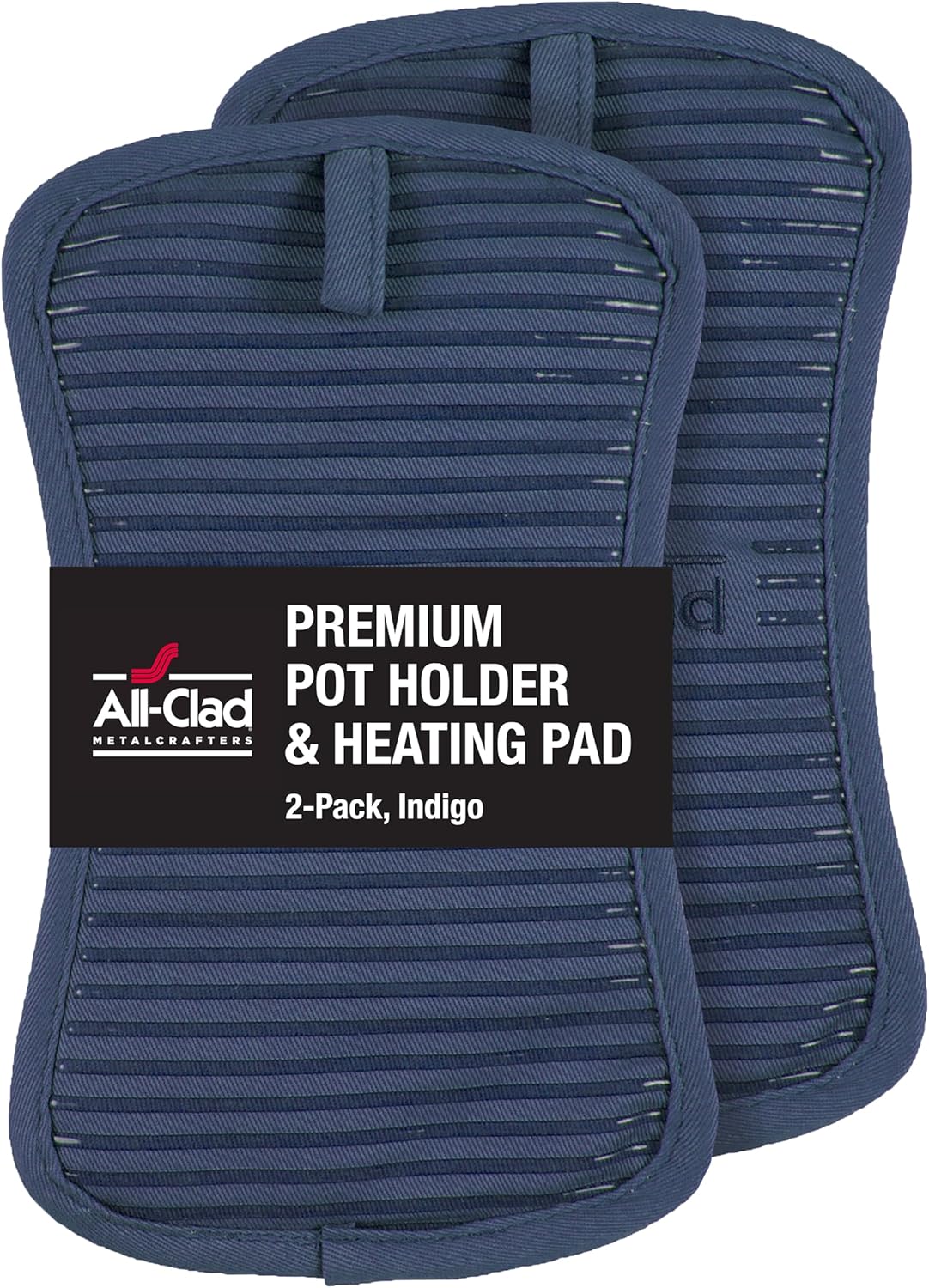 All-Clad Premium Pot Holder, 2-Pack, Indigo