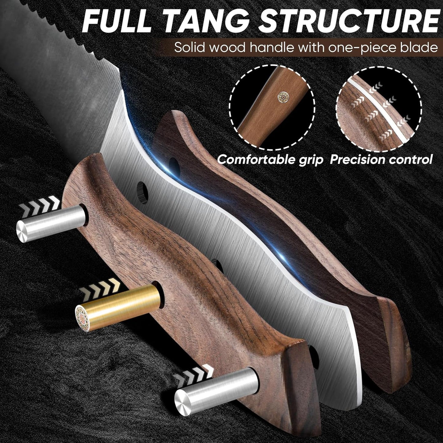 Purple Dragon Bread Knife, 9 Inch Serrated Knife for Homemade Bread Sourdough Cakes, Perfect Kitchen Baking Supplies for Effortless Cutting & Slicing, Gifts