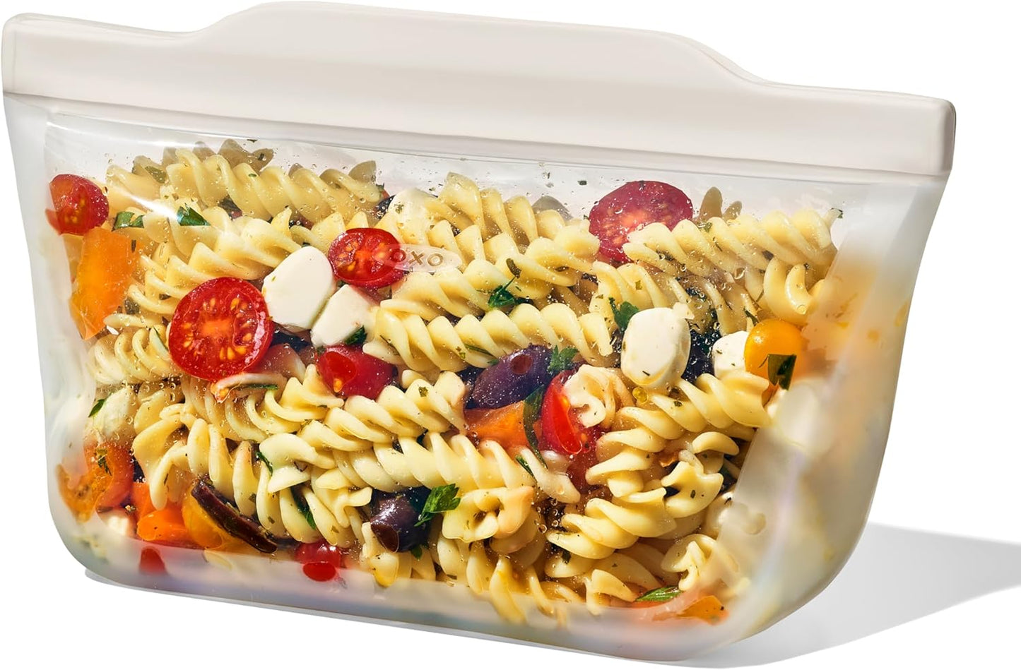 OXO Good Grips Silicone Reusable Bag – Stand-Up Quart (32 oz) - Oat