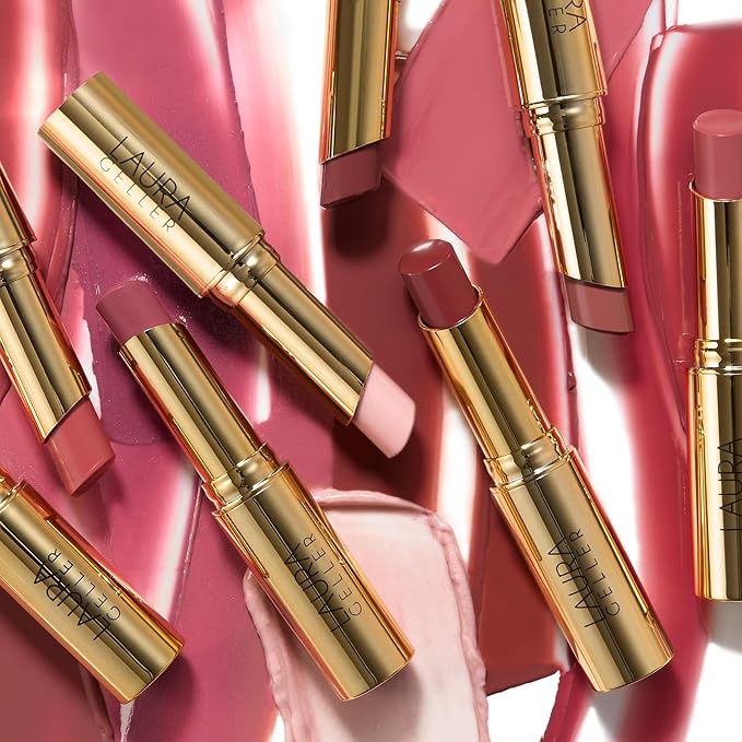 LAURA GELLER NEW YORK Jelly Balm Moisturizing Tinted Lip Color - Plum Happy - Hydrating Vitamin E - Semi-Shine Finish