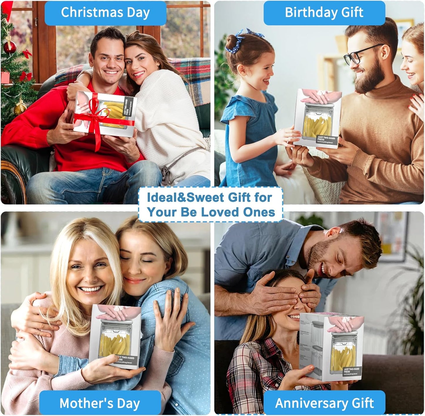 CrazyQueen Potato Slicer French Fry Cutter Veggie Chopper Potato Cutter for Fries Potato Onion Cutter Food Chopper Manual Hand Vegetable Cutter Dicer (1 Blade)