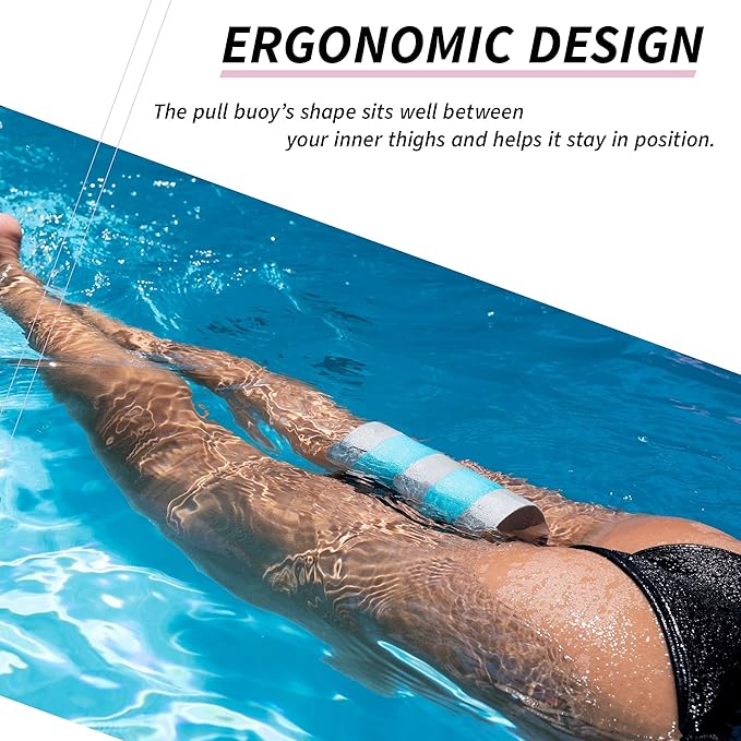 Sunlite Sports EVA 5-Layer Pull Buoy Leg Float - Pool Training Aid, Legs and HIPS Support for Adults, Kids, and Beginners, for Swimming Stroke