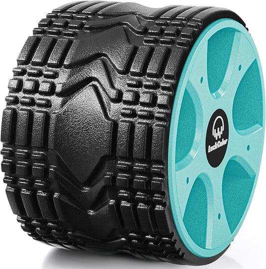 Back Roller, Back Wheel Targeted Back Pain Relief, Yoga Wheel Muscle Massage, Foam Roller for Trigger Point Therapy Physical, Stretching & Exercise, 880lbs Capacity, 10 Inch