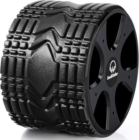 Back Roller, Back Wheel Targeted Back Pain Relief, Yoga Wheel Muscle Massage, Foam Roller for Trigger Point Therapy Physical, Stretching & Exercise, 880lbs Capacity, 10 Inch