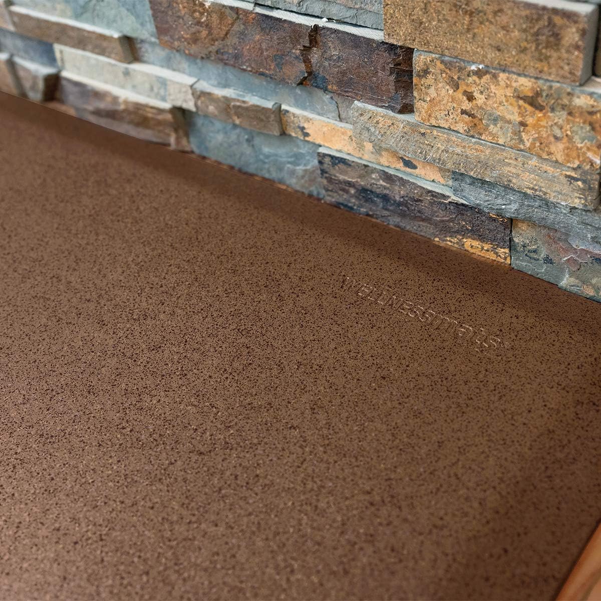 WellnessMats Granite Collection Anti-Fatigue Floor Mat, Polyurethane – Ergonomic Support Pad for Home, Kitchen, Garage, Office Standing Desk – Water Resistant - Made in USA