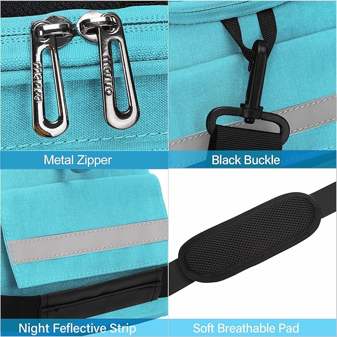 MOSISO Bike Rack Bag, Waterproof Bicycle Trunk Pannier Rear Seat Pouch Cycling Bike Carrier Backseat Storage Luggage Saddle Shoulder Bag