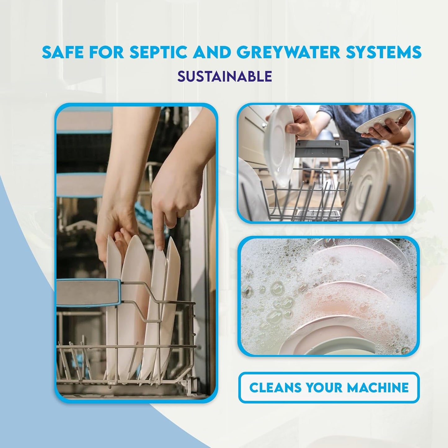 Dishwasher Powder Detergent with Phosphate(Pack of 2). The Best Dishwasher Detergent for Spotless Dishes in Hard Water! ALL-IN-ONE (Soak, Wash & Rinse),(7.5 lbs.)