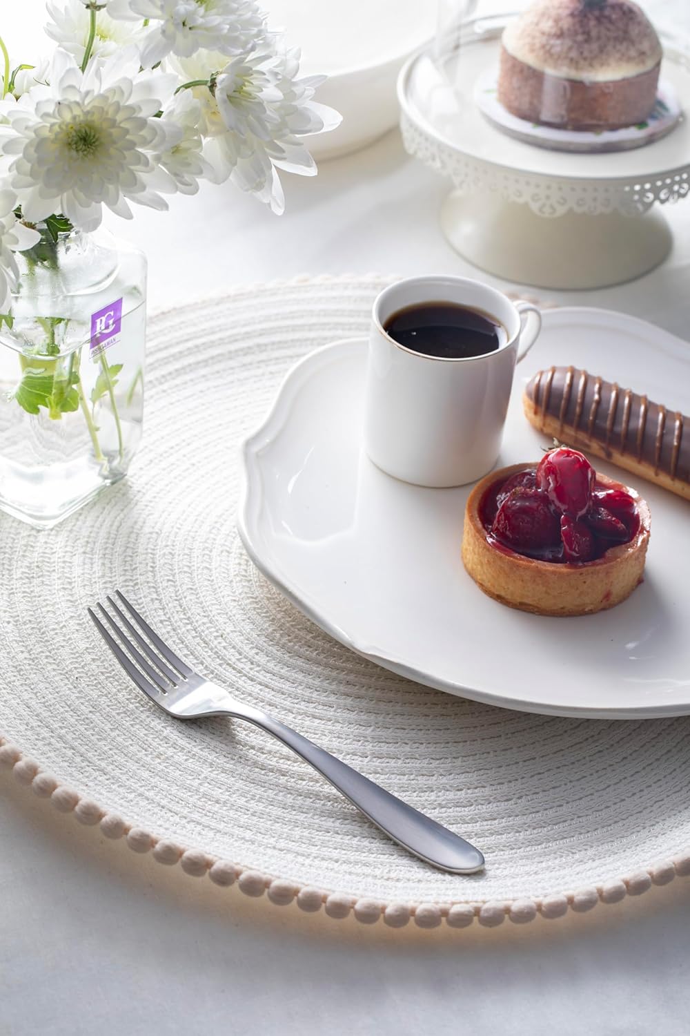 Matte Silverware Set, 18/10 Stainless Steel Satin Flatware, Modern Brushed Finish Cutlery, Dishwasher Safe & Durable, Built to Last (40-Piece, Razzoli)