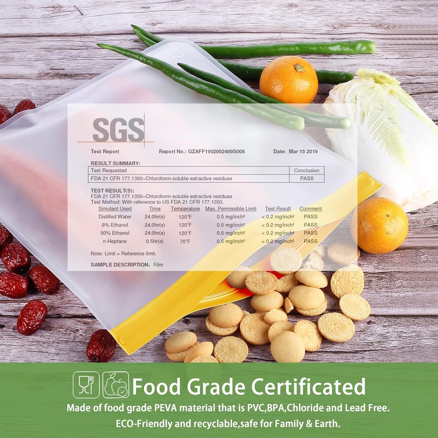 SPLF 12 Pack Dishwasher Safe Reusable Snack Bags, BPA Free Storage Bags, Extra Thick Leakproof Freezer Bags Silicone and Plastic Free Lunch Bags Food Storage