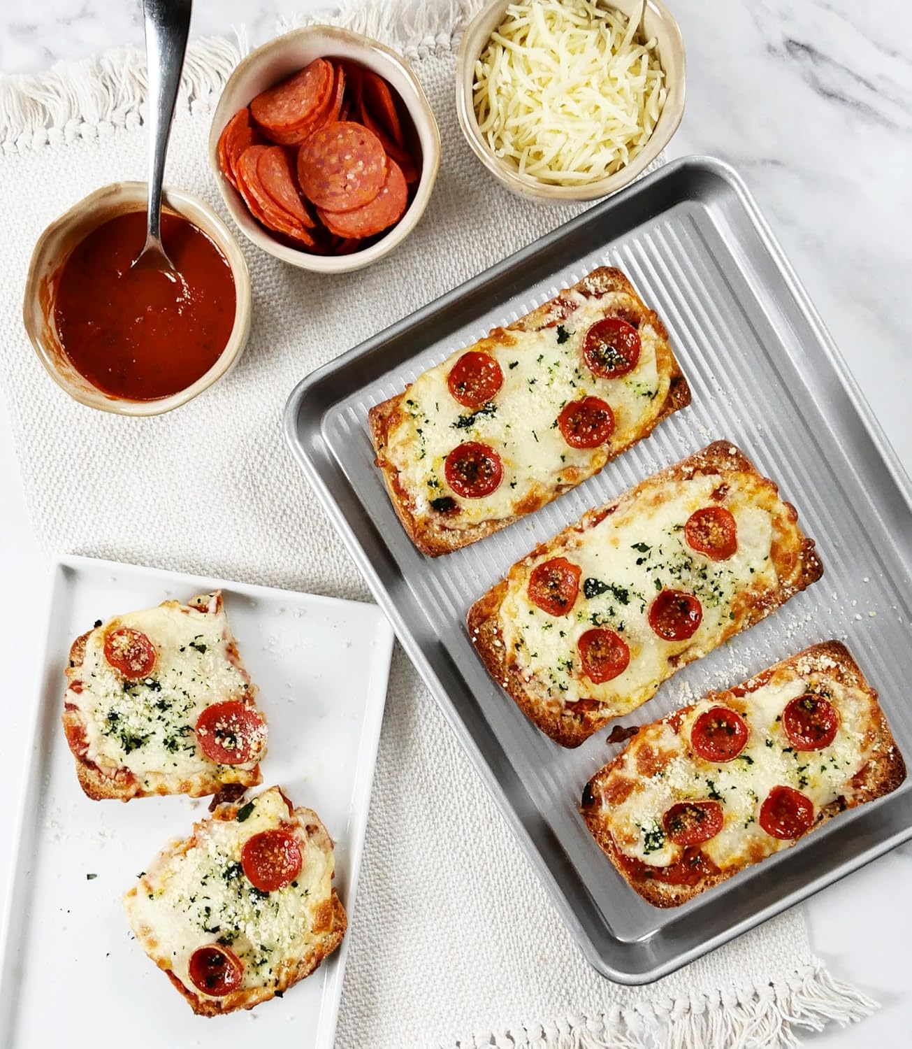 USA Pan Bakeware Nonstick Quarter Sheet Pan, Baking Sheet Aluminized Steel