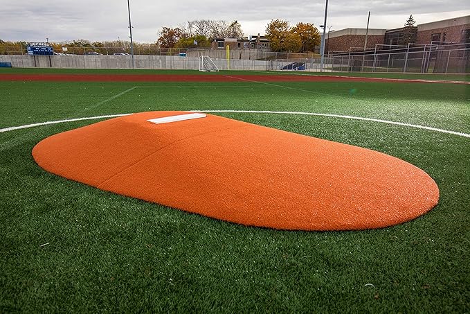 10" Full Length Game Mound - One-Piece - Game Pitching Mounds