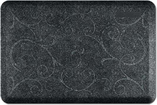 WellnessMats Bella Collection Anti-Fatigue Floor Mat, Polyurethane – Ergonomic Support Pad for Home, Kitchen, Garage, Office Standing Desk – Water Resistant - Made in USA