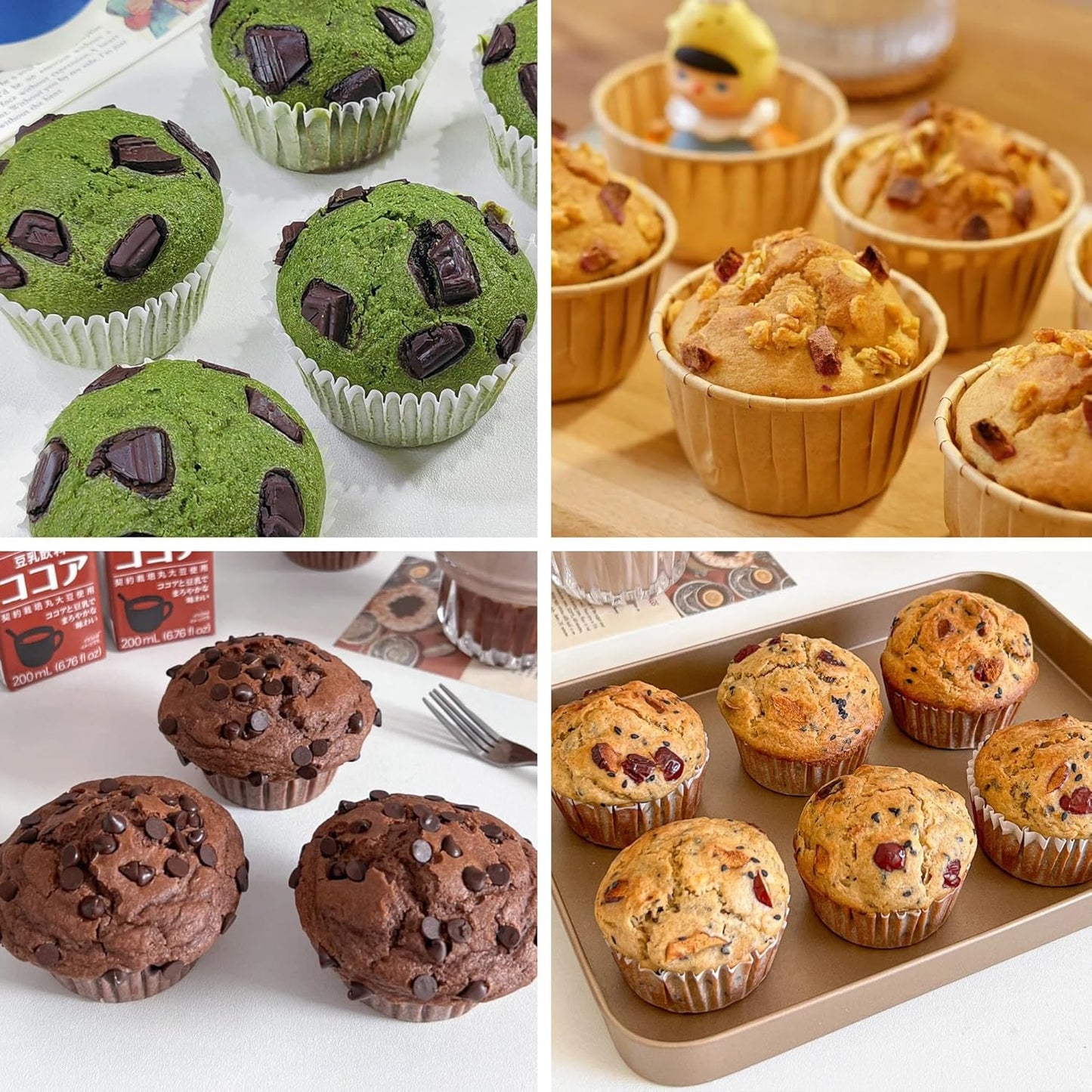 Silicone Muffin Pan for Baking with Metal Reinforced Frame, 12 Cup Regular Size Cupcake Pan Flame Red