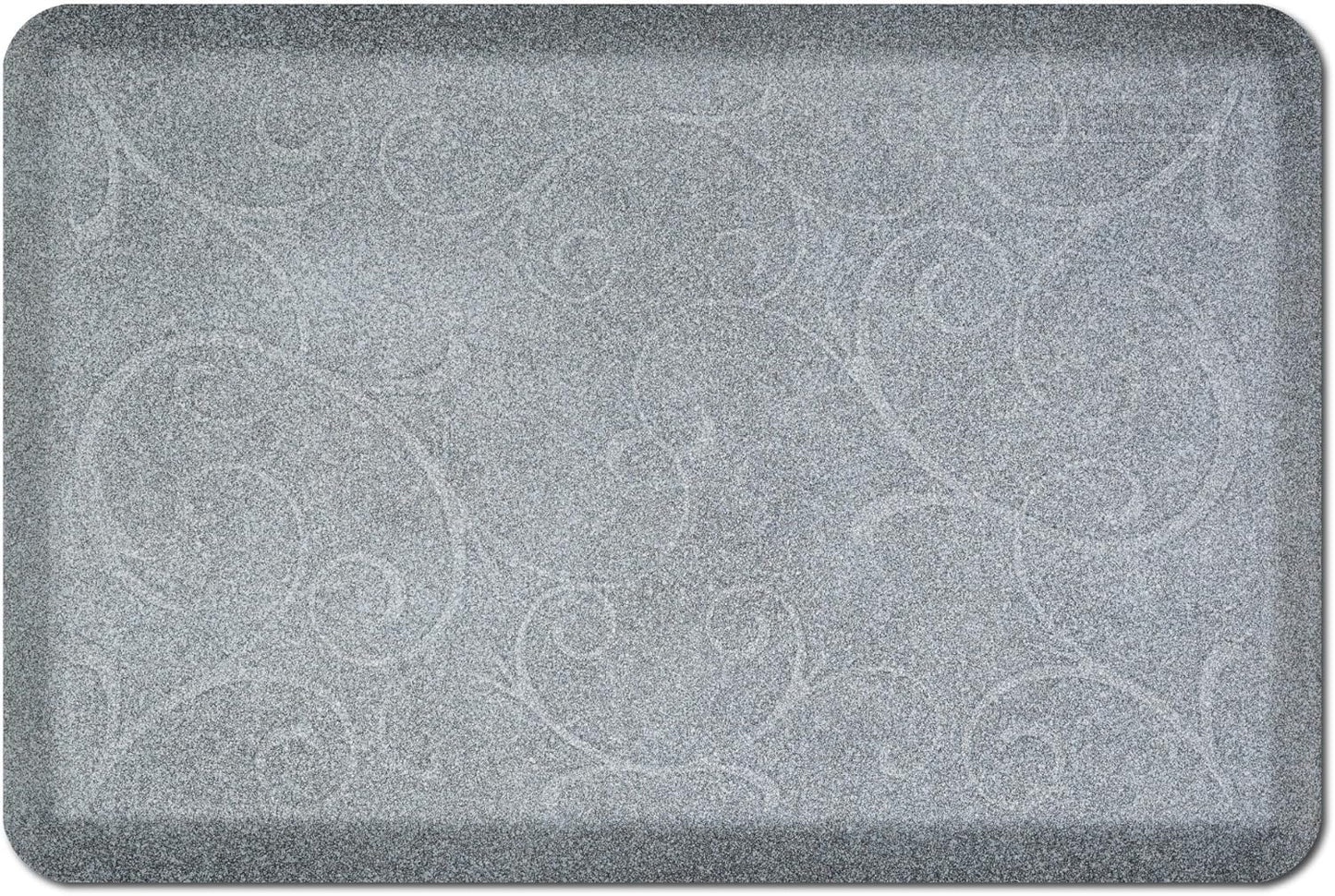 WellnessMats Bella Collection Anti-Fatigue Floor Mat, Polyurethane – Ergonomic Support Pad for Home, Kitchen, Garage, Office Standing Desk – Water Resistant - Made in USA