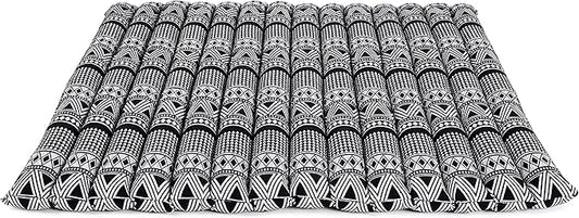 Leewadee Zabuton Seating Cushion – Square Floor Seat for Meditation Exercises, Light Yoga Mat Filled with Kapok