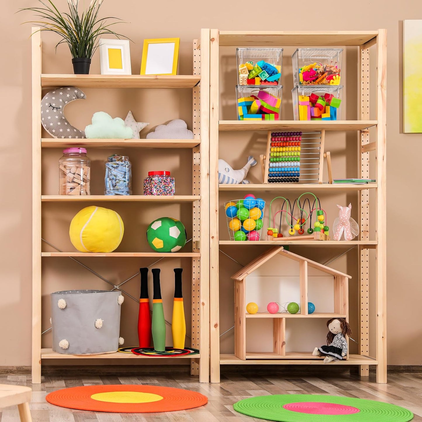 Sorbus Medium Clear Plastic Storage Bins with Lids, Clear Stackable Storage Bins, Clear Toy Storage Bins, Clothes, Medicine, Makeup, Closet, Art Supply, Bathroom, Shoe, Toy Storage Organizer (2 Pack)