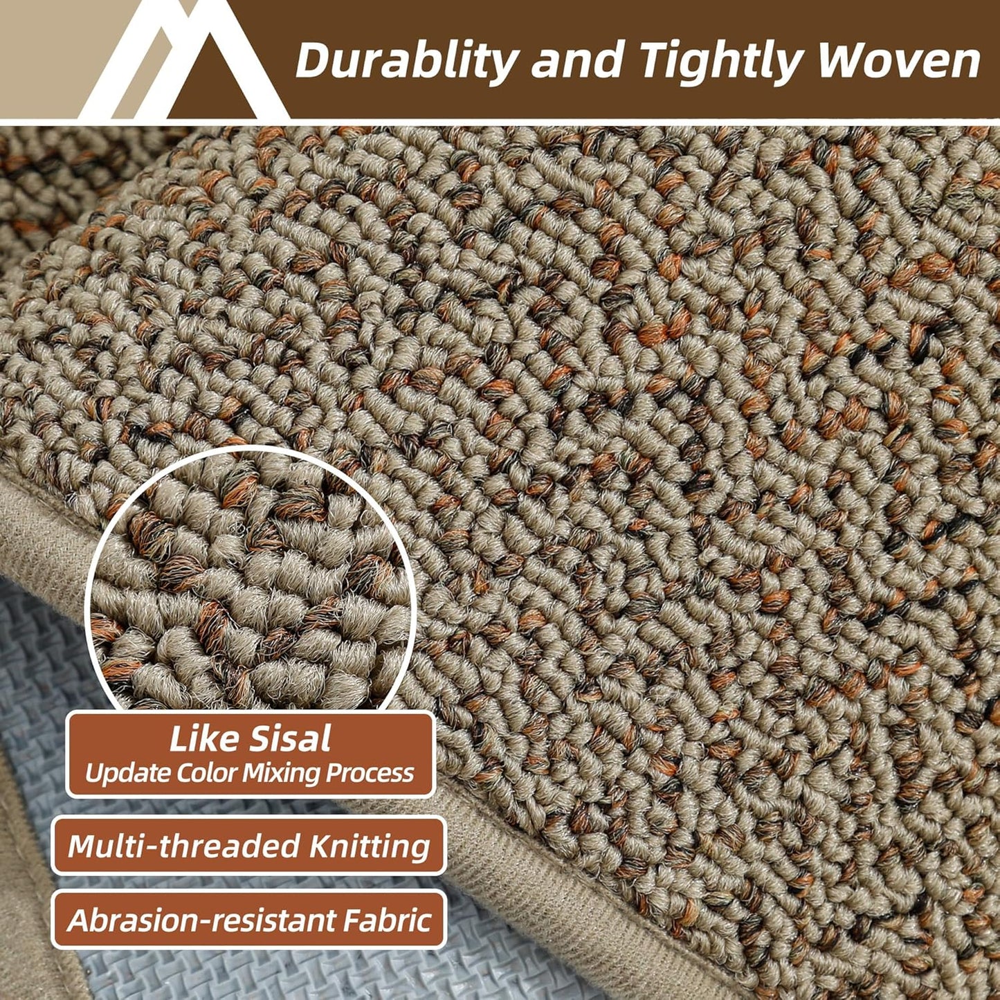 COSY HOMEER Kitchen Rugs Non Slip Washable 24"x36"+24"x60" Absorbent Kitchen Mats for Floor Stain Resistant Kitchen Runner Rug Sets of 2 Kitchen Floor Mats for Sink,Taupe